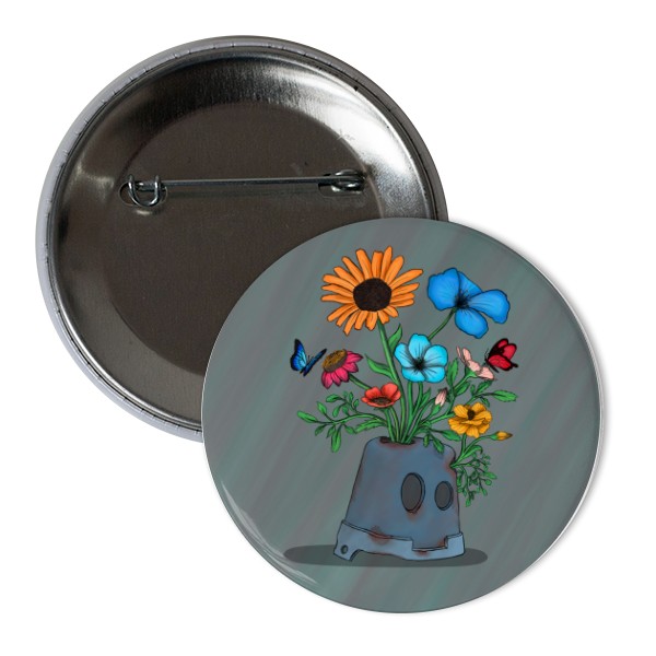 Odznáček  s potiskem Nový život - Color